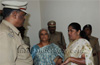 C. Manjula inspects Morning Mist Home Stay, condemns attack